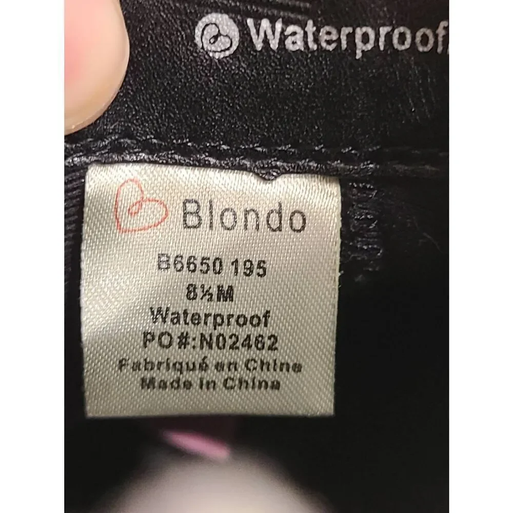 Blondo Emelia Bootie Boot Women's Size 8.5 M US Multicolor Waterproof Ankle Snak